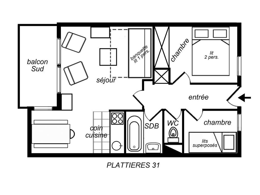 Residence Plattieres Meribel Ngoại thất bức ảnh